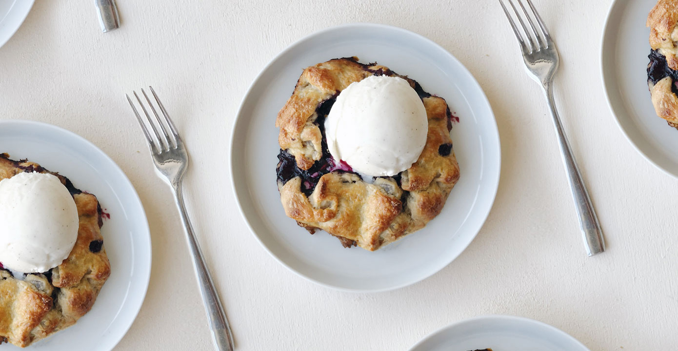 How to Make Mini Blueberry Lemon Galettes — From Scratch!
